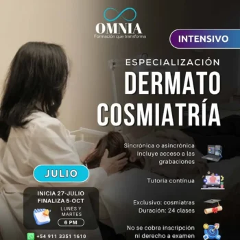 DERMATOCOSMIATRÍA INTENSIVA - Inicio 27 de Julio
