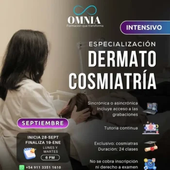 DERMATOCOSMIATRÍA INTENSIVA - Inicio 28 de Septiembre