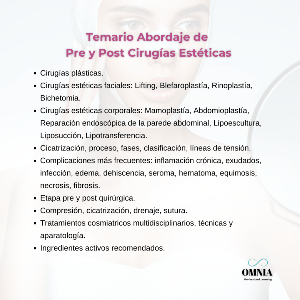 PRE Y POST OPERATORIO – Omnia Formación