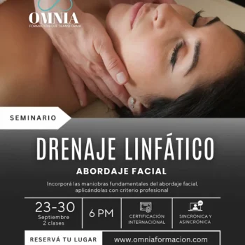 DRENAJE LINFÁTICO MANUAL (Facial) - 23 y 30 de septiembre