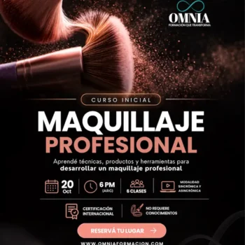 MAQUILLAJE PROFESIONAL - Nivel Inicial : Inicio 20 de Octubre (6 PM)