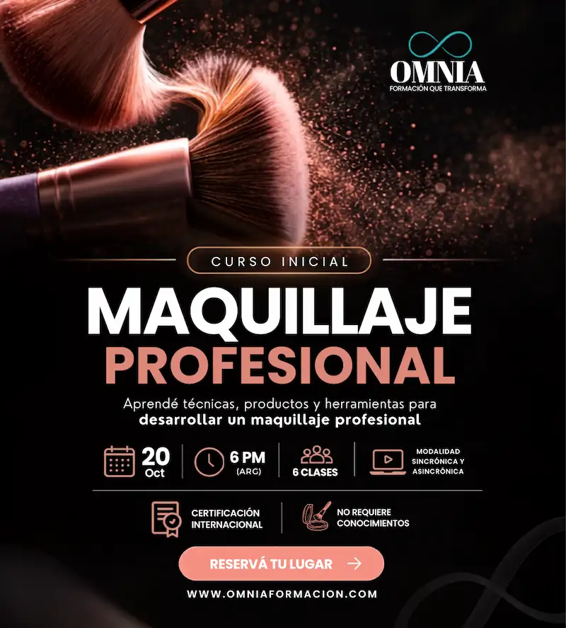 MAQUILLAJE PROFESIONAL - Nivel Inicial : Inicio 20 de Octubre (6 PM)