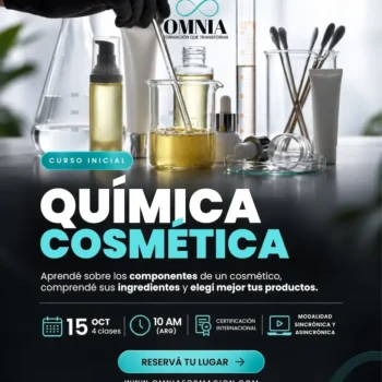 QUÍMICA COSMÉTICA - Nivel Inicial / Inicio 15 de Octubre (10 AM)