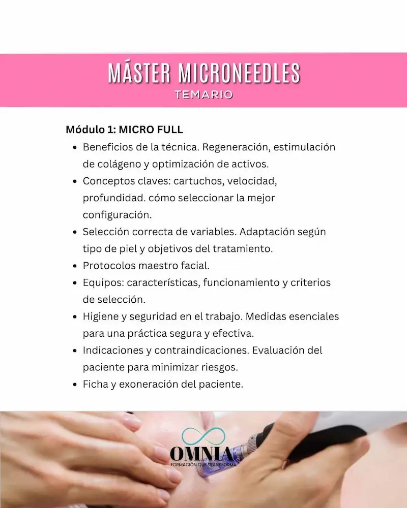 MÁSTER MICRONEEDLES NIVEL 1 - 26, 27 y 28 de Octubre (6 PM) - Imagen 2
