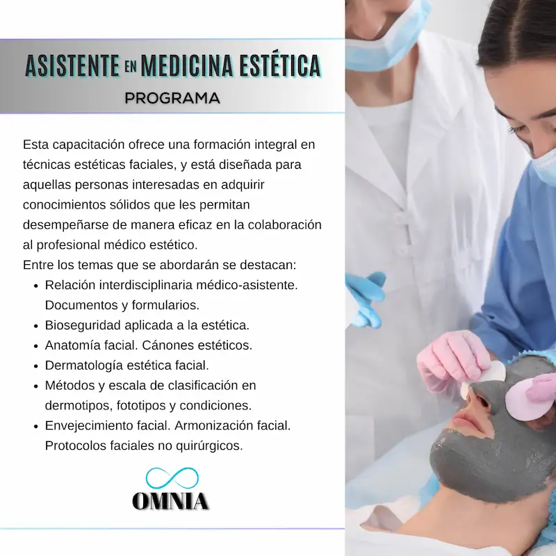 ASISTENTE EN MEDICINA ESTÉTICA - Inicio 24 de Septiembre - Imagen 3