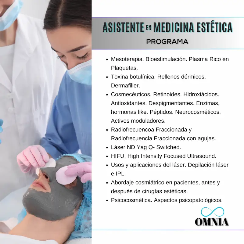ASISTENTE EN MEDICINA ESTÉTICA - Inicio 24 de Septiembre - Imagen 2