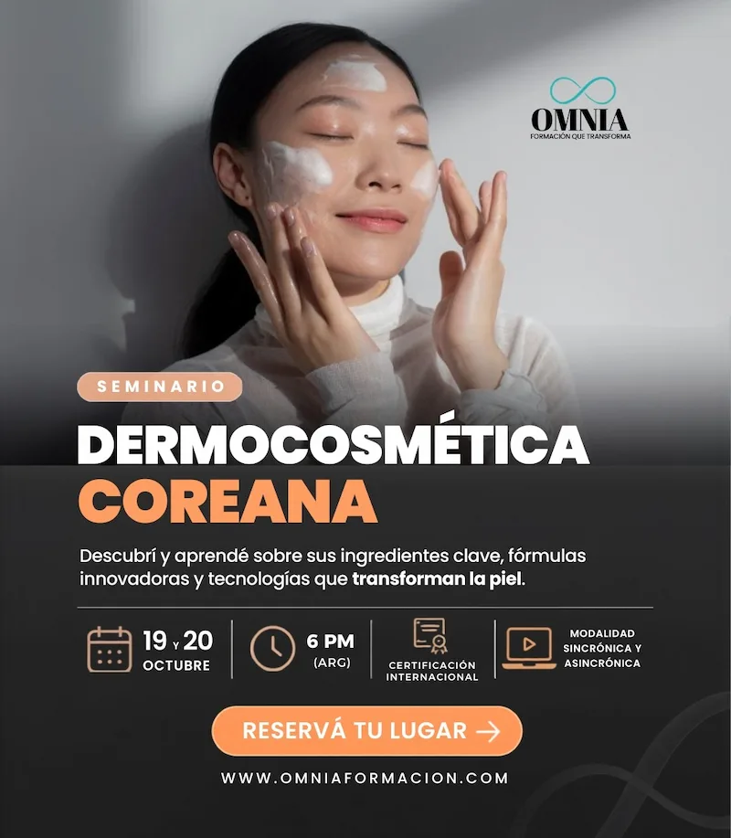 DERMOCOSMÉTICA COREANA - 19 y 20 de Octubre (6 PM)