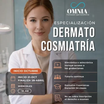 DERMATOCOSMIATRÍA - Inicio 21 de Octubre
